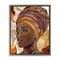 Stupell Industries Natural Tone Woman Portrait Framed Floater Canvas Wall Art Design by Jesse Keith